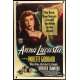 ANNA LUCASTA US Movie Poster 29x40 - 1949 - Irving Rapper, Paulette Godard