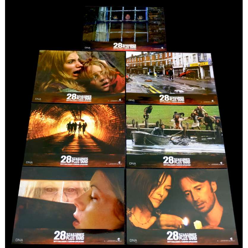 28 WEEKS LATER French Lobby Cards Set X7 9x12 - 2007 - Juan Carlos Fresnadillo, Robert Carlyle