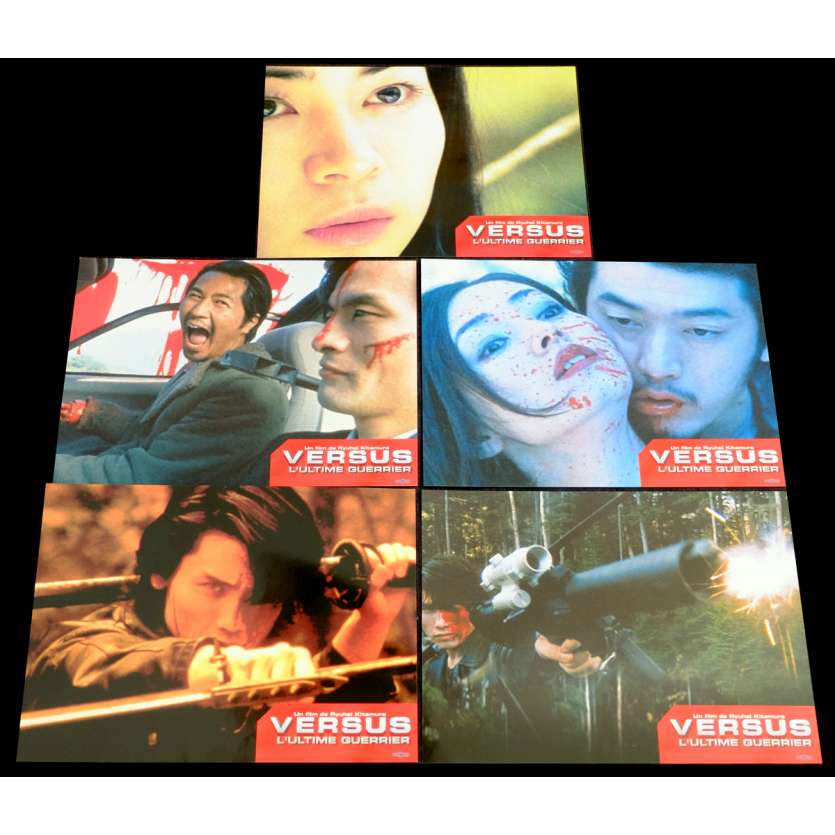 VERSUS French Lobby Cards Set X5 9x12 - 2000 - Ryuhei Kitamura, Hideo Sakaki