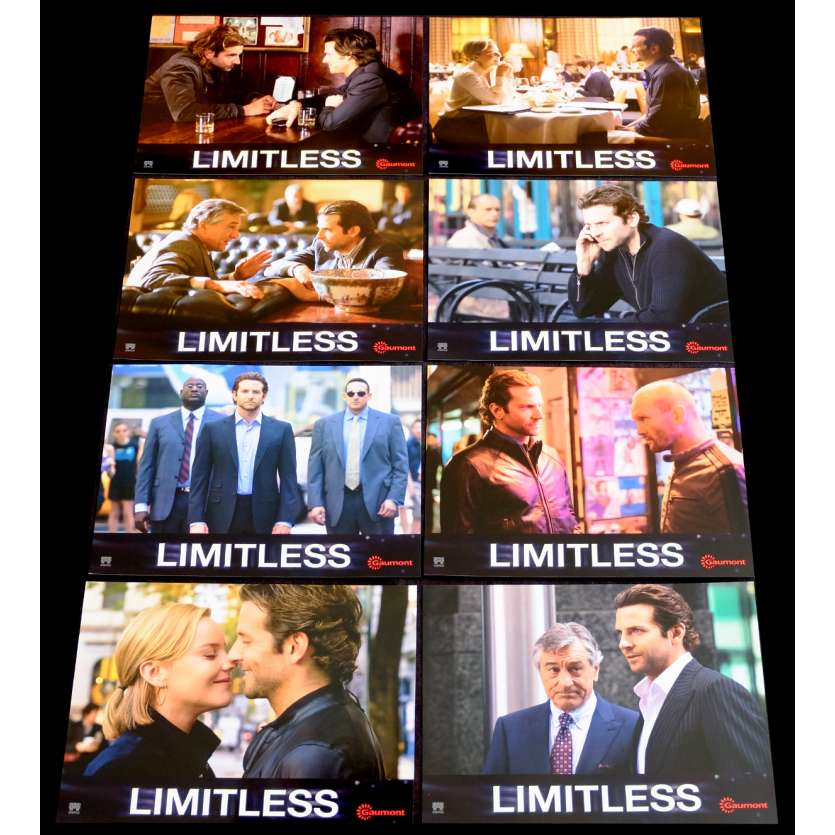 LIMITLESS French Lobby Card Set 1 9x12 - 2011 - Neil Burger, Bradley Cooper