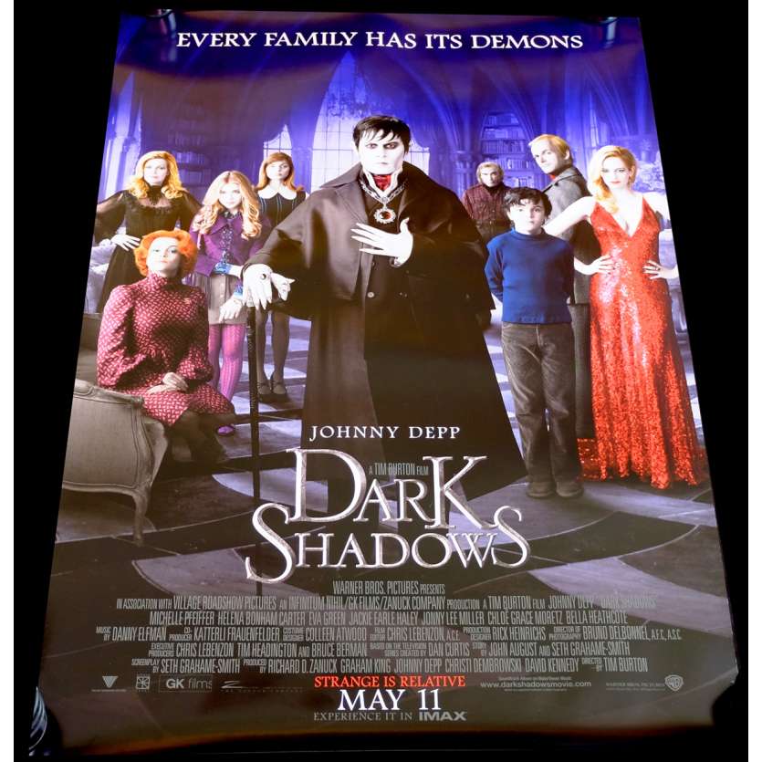 DARK SHADOWS US Movie Poster 29x41 - 2002 - Tim Burton, Johnny Depp