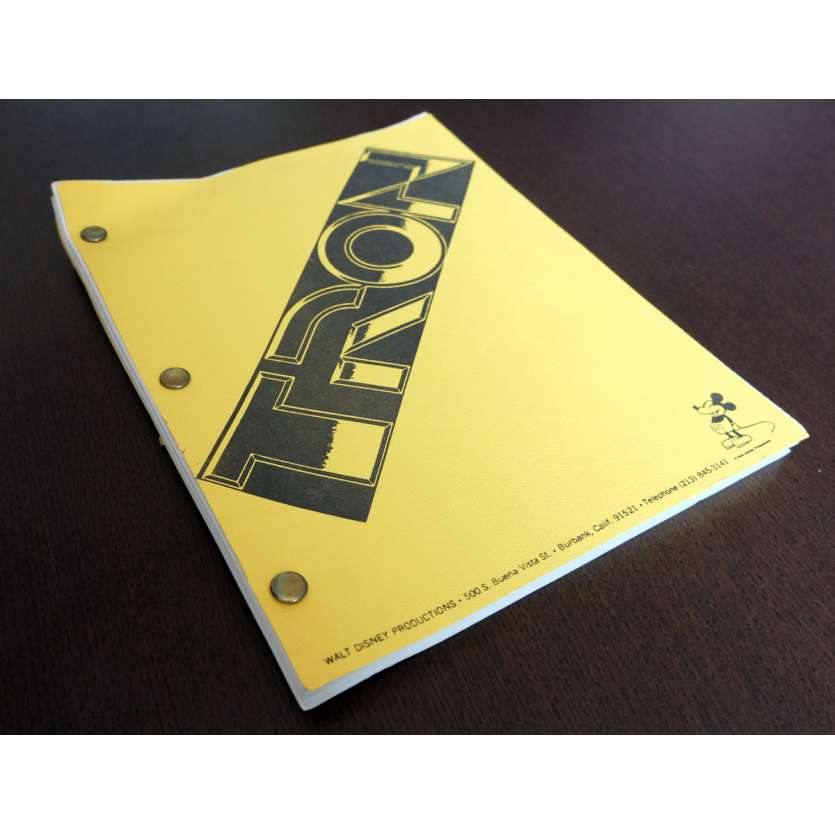 TRON US Movie Script 9x15 - 1981 - Anthony Skene, Jeff Bridges