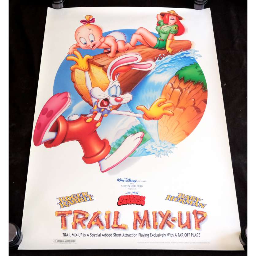 ROGER RABBIT - TRAIL MIX-UP US Movie Poster  29x41 - 1988 - Robert Zemeckis, Bob Hoskins