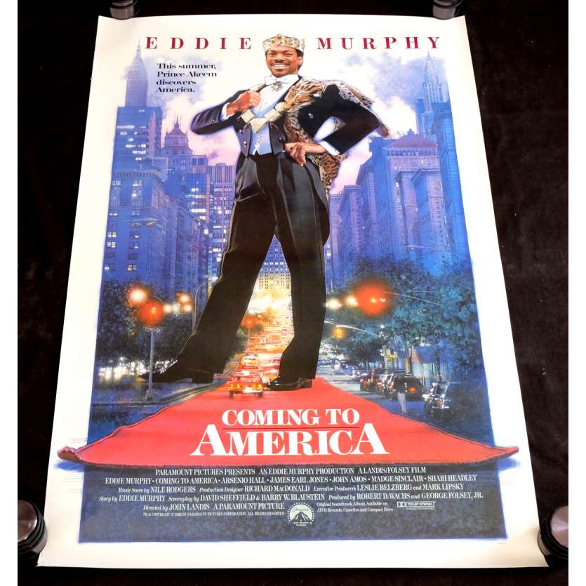 COMING TO AMERICA US Movie Poster 29x43 - 1988 - John Landis, Eddie Murphy