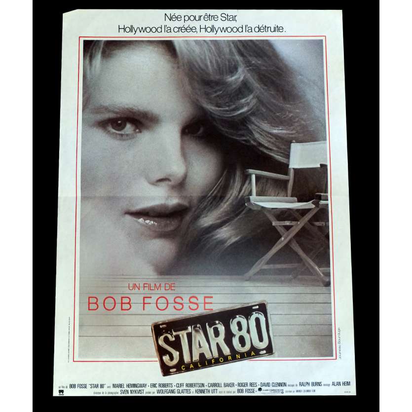 STAR 80 Affiche de film 40x60 - 1983 - Mariel Hemingway, Bob Fosse