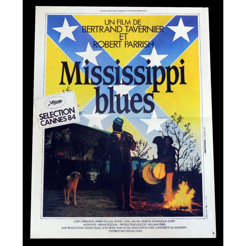 MISSISSIPI BLUES Affiche de film 40x60 - 1983 - Robert Parrish, Bertrand Tavernier