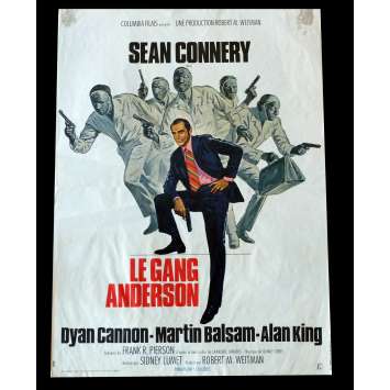 LE GANG ANDERSON Affiche de film 40x60 - 1971 - Sean Connery, Sidney Lumet