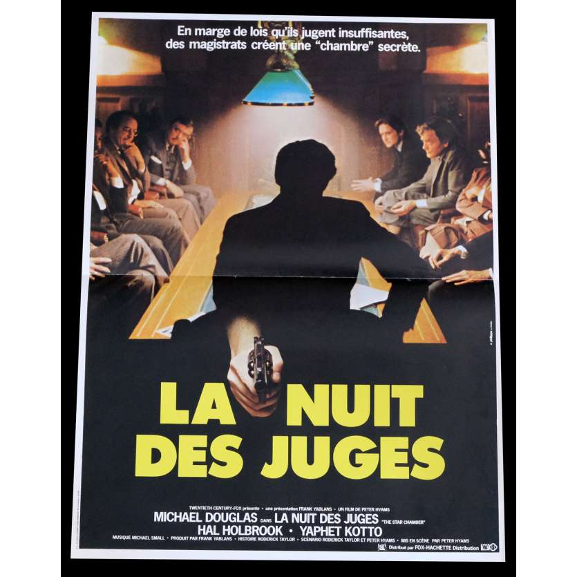 THE STAR CHAMBER French Movie Poster 15x21 - 1983 - Peter Hyams, Michael Douglas