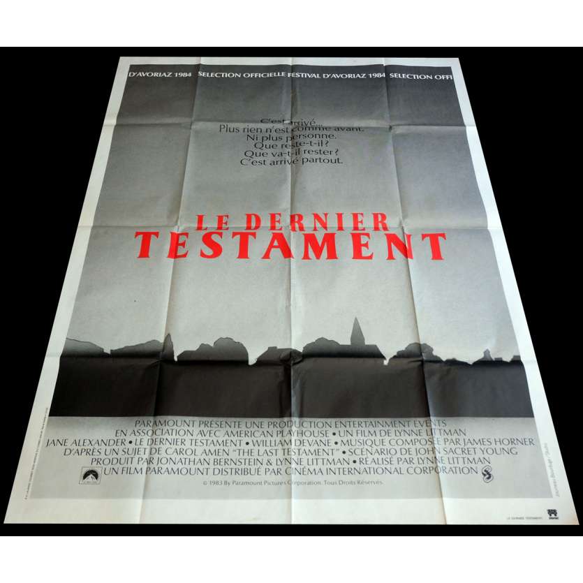 LE DRENIER TESTAMENT Affiche de film 120x160 - 1983 - Jane Alexander, Lynne Littman