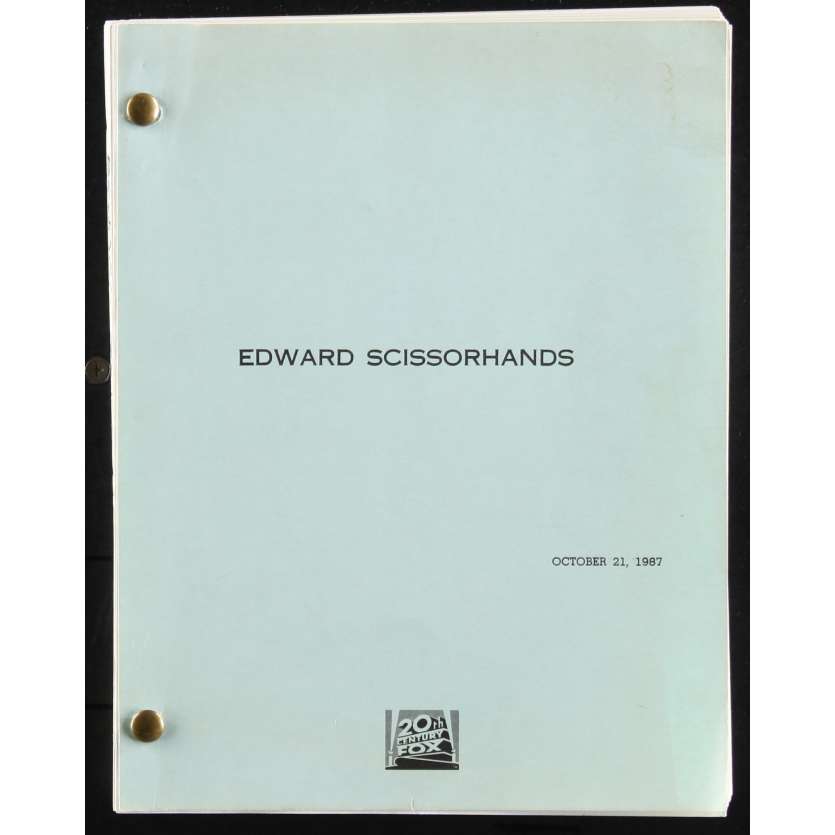 EDWARD AUX MAINS D'ARGENT Scénario original de Caroline Thompson- 1987