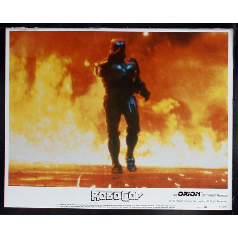 ROBOCOP US Lobby card N6 11x14 - 1987 - Paul Verhoeven, Peter Weller