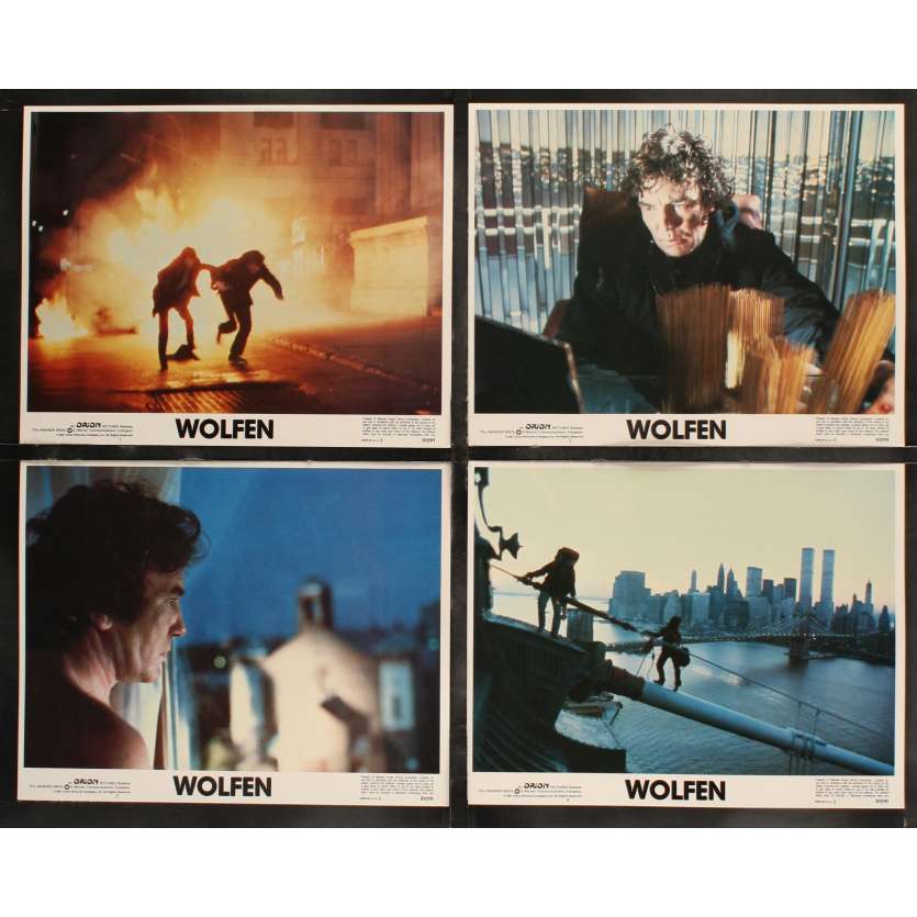WOLFEN US Lobby Cards x8 11x14 - 1981 - Michael Wadleigh, Albert Finney