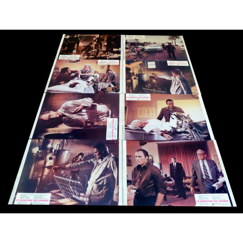 IT'S ALIVE French Lobby Cards x8 9x12 - 1974 - Larry Cohen, John P. Ryan