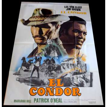 EL CONDOR French Movie Poster 47x63 - 1970 - John Guillermin, Lee Van Cleef