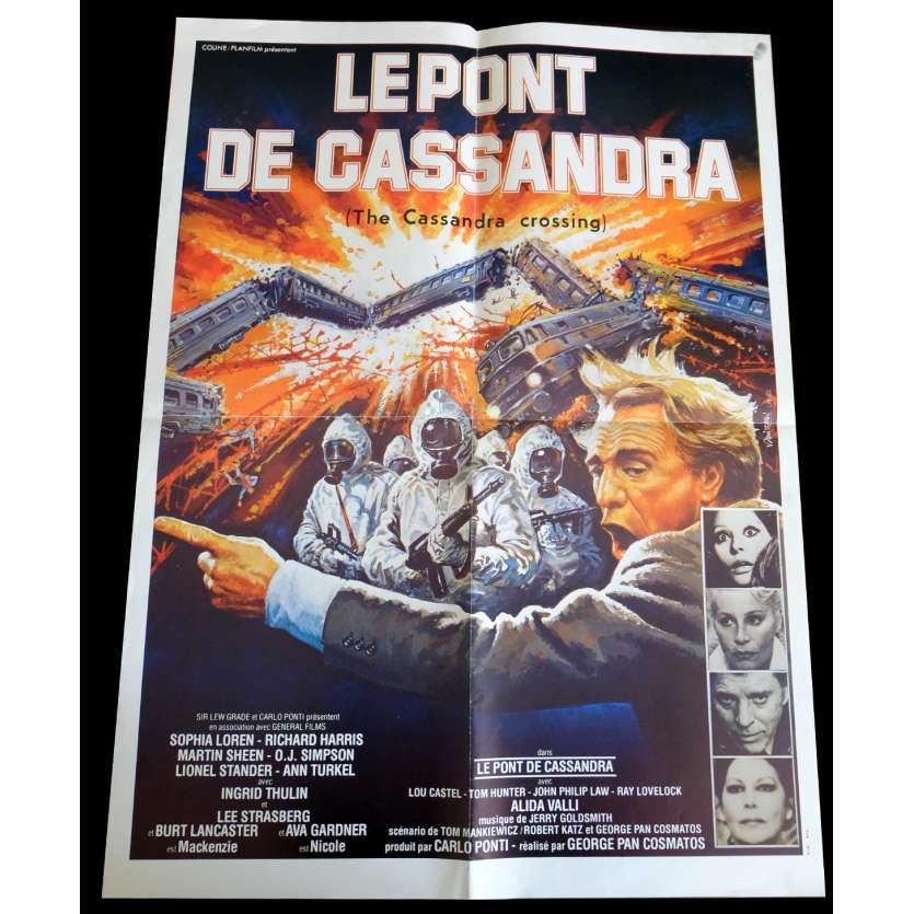 THE CASSANDRA CROSSING French Synopsis, Photos 9x12 - 1976 - George Pan Cosmatos, Sophia Loren
