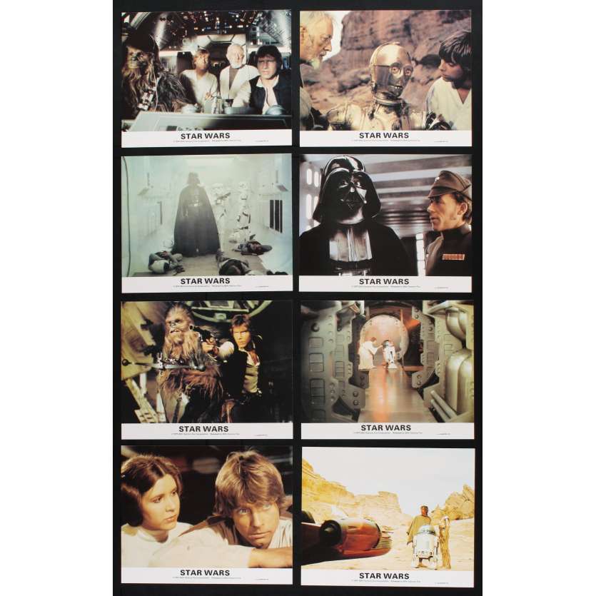 STAR WARS - A NEW HOPE British Stills 8x10 - 1977 - George Lucas, Harrison Ford