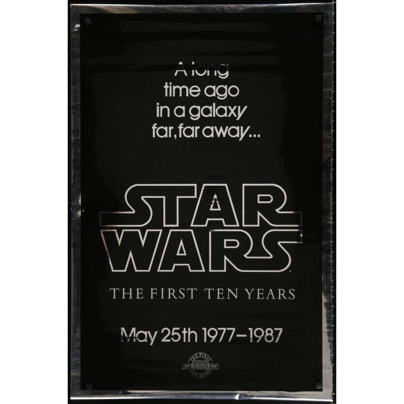 STAR WARS - UN NOUVEL ESPOIR Affiche de film Kilian Mylar 69x104 - 1987 - Harrison Ford, George Lucas