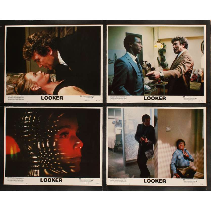 LOOKER Photos de film x8 28x36 - 1981 - Albert Finney, Michael Crichton