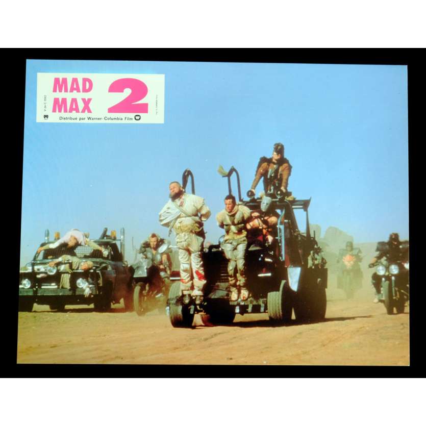 MAD MAX II, THE ROAD WARRIOR French Lobby Card 2 9x12 - 1981 - George Miller, Mel Gibson