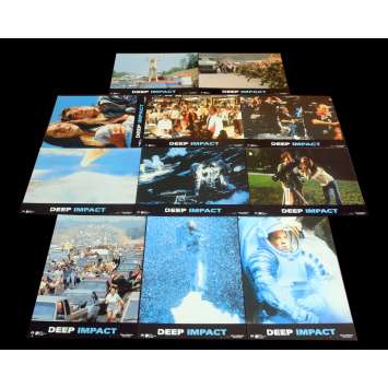 DEEP IMPACT French Lobby Cards x11 9x12 - 1998 - Mimi Leder, Robert Duvall