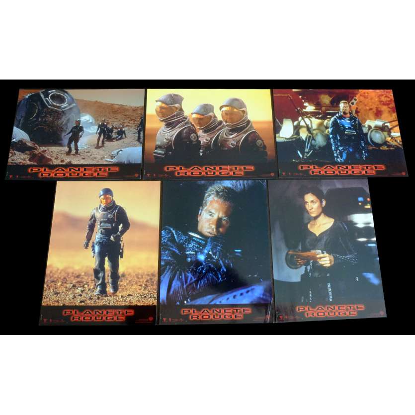 RED PLANET French Lobby Cards x6 9x12 - 2000 - Antony Hoffman, Val Kilmer