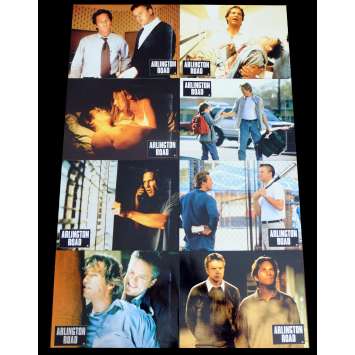 ARLINGTON ROAD French Lobby cards x8 9x12 - 1999 - Mark Pellington, Jeff Bridges