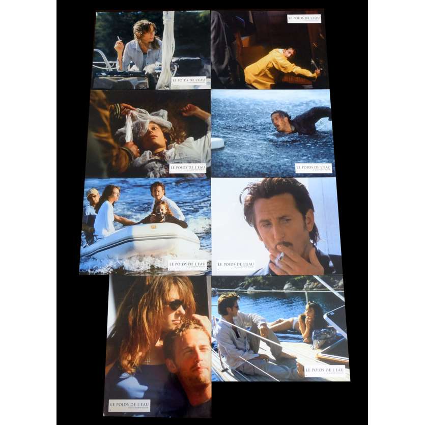 THE WEIGHT OF WATER French Lobby cards x8 9x12 - 2000 - Kathryn Bigelow, Sean Penn