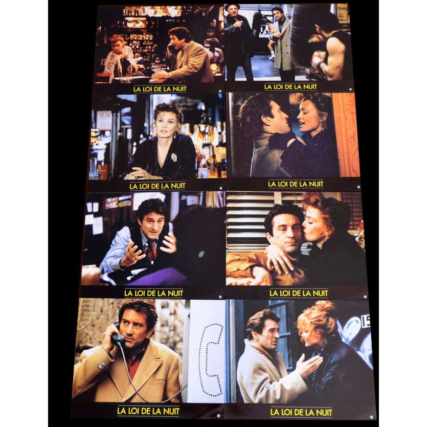 NIGHT AND THE CITY French Lobby cards x8 9x12 - 1992 - Irwin Winkler, Robert De Niro