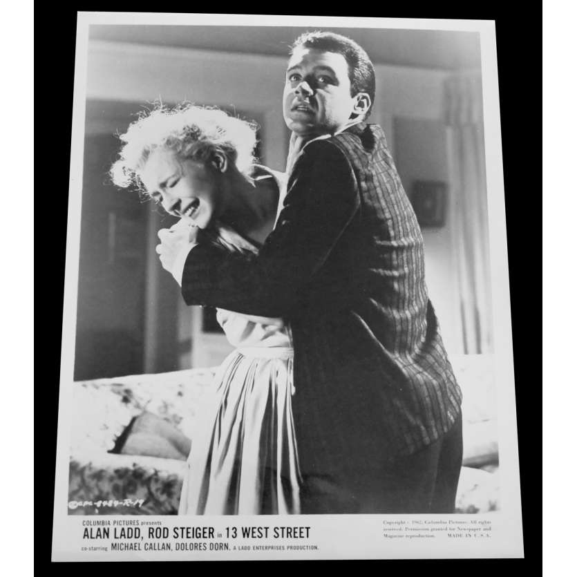 13 WEST STREET US Press Still 8x10 - 1962 - Philip Leacock, Alan Ladd