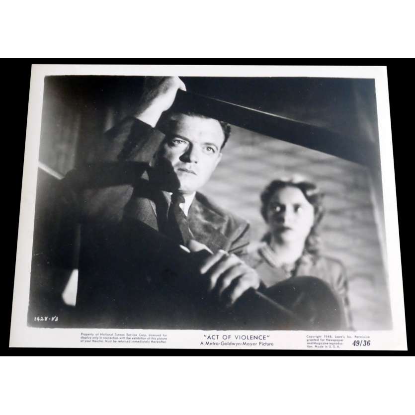 ACTE DE VIOLENCE Photo de presse 1 20x25 - 1949 - Van Heflin, Fred Zinnemann