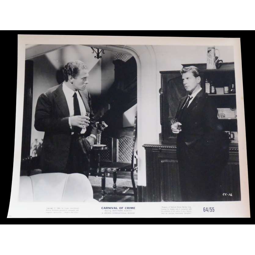 CARNIVAL OF CRIME Photo de presse 2 20x25 - 1964 - Jean-Pierre Aumont, George Cahan