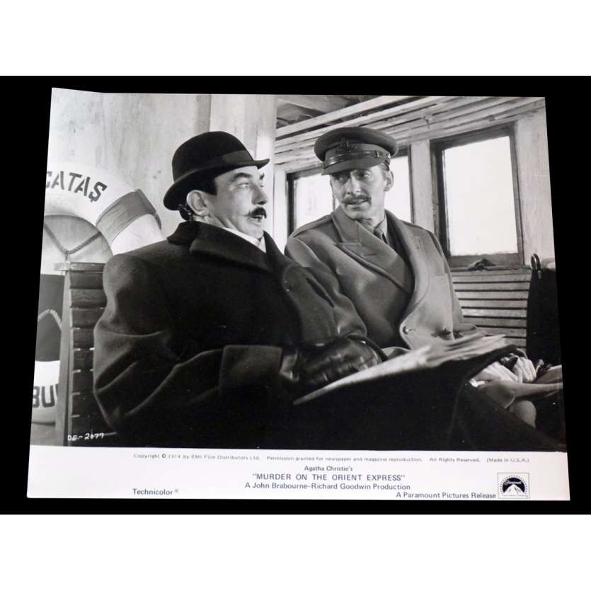 MURDER ON THE ORIENT EXPRESS US Press Still 8x10 - 1974 - Sidney Lumet, Sean Connery