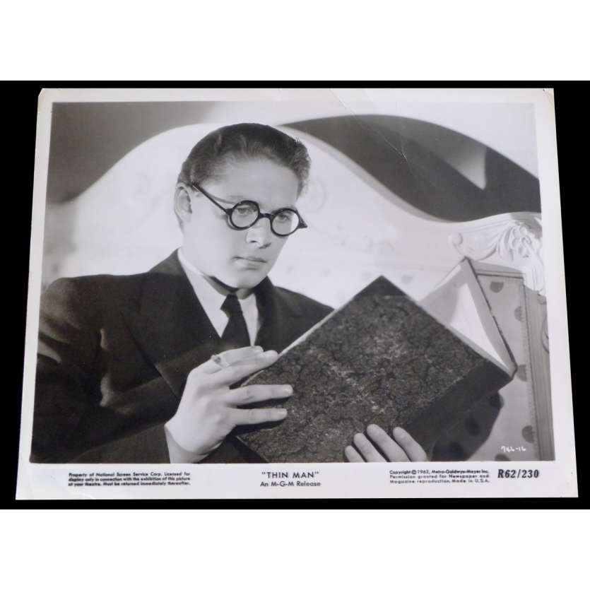 THE THIN MAN Photo de presse 20x25 - 1934/R1962 - William Powell, W.S. Van Dyke
