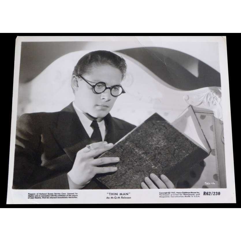 THE THIN MAN US Press Still  8x10 - 1934/R1962 - W.S. Van Dyke, William Powell