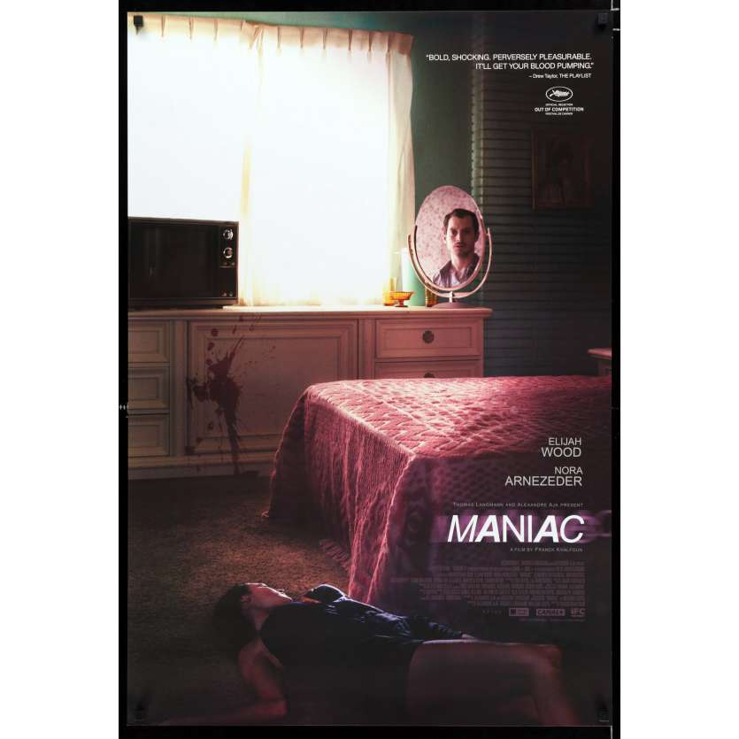 MANIAC Affiche de film 69x104 - 2012 - Elijah Wood, Franck Khalfoun