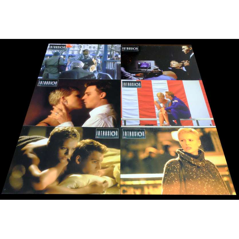 INTRUSION French Lobby Cards x6 9x12 - 1999 - Rand Ravich, Johnny Depp