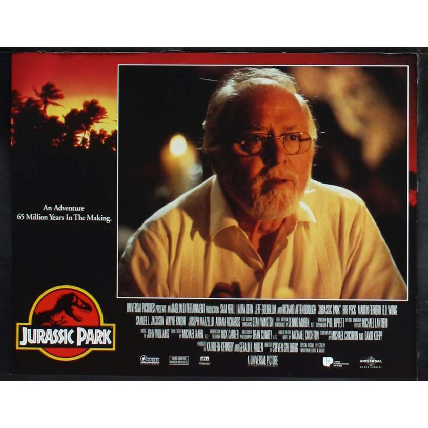 JURASSIC PARK US Lobby Card N3 11x14 - 1993 - Steven Spielberg, Sam Neil