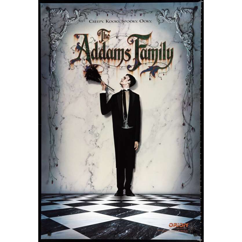 ADDAMS FAMILY US Movie Poster  29x41 - 1991 - Barry Sonnenfeld, Anjelica Huston