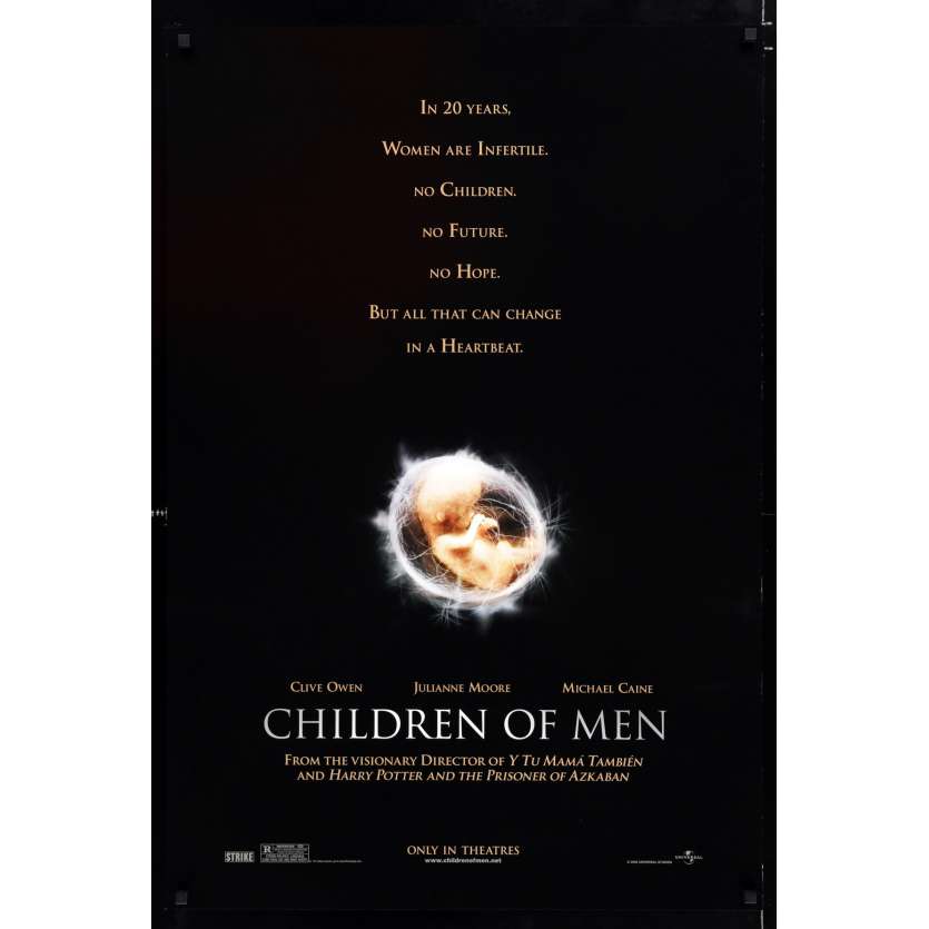 CHILDREN OF MEN US Movie Poster 29x41 - 2006 - Alfonso Cuaron, Clive Owens