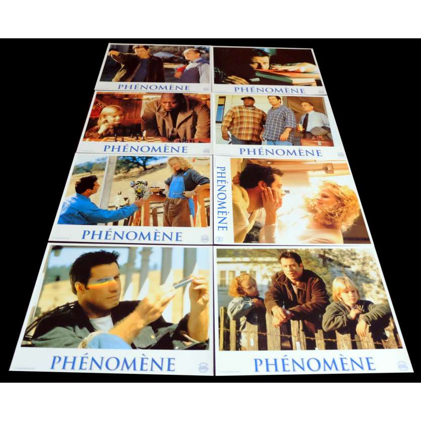 PHENOMENON French Lobby Cards x8 9x12 - 1996 - Jon Turteltaub, John Travolta