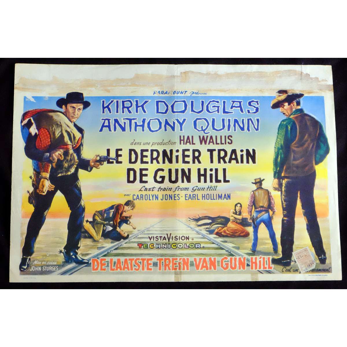 Le Dernier Train De Gun Hill Film Affiche de LE DERNIER TRAIN POUR GUN HILL