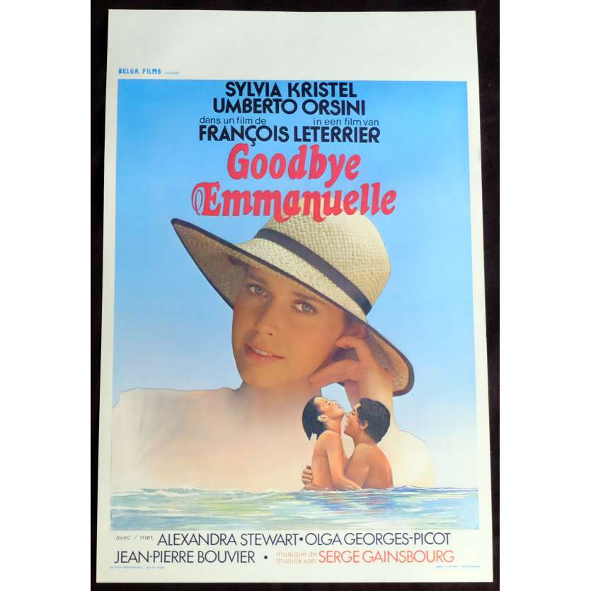 GOODBYE EMMANUELLE Belgian Movie Poster 14x21 - 1977 - François leterrier, Sylvia Kristel