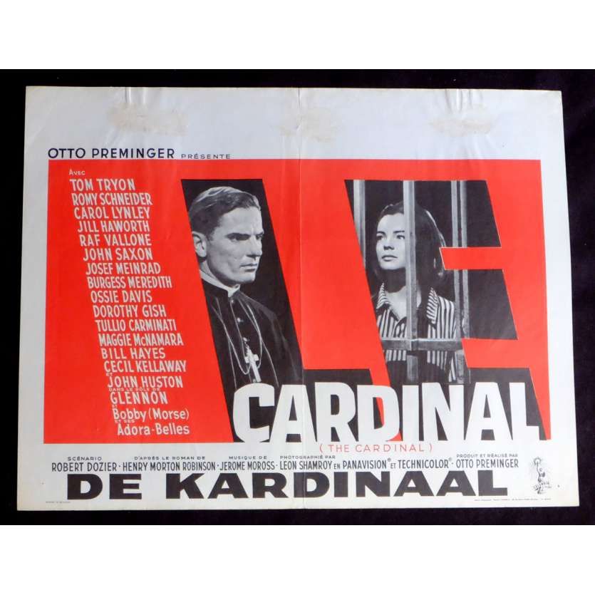 LE CARDINAL Affiche de film 35x55 - 1963 - Romy Schneider, Otto Preminger