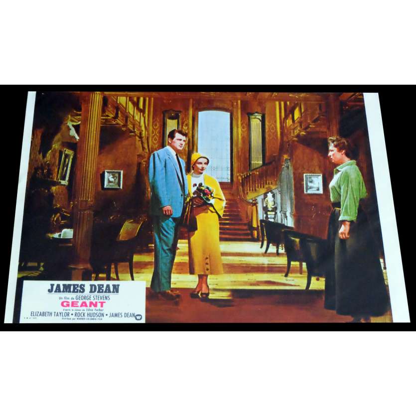 GIANT French Lobby Card 4 - C5 9x12 - R1970 - George Stevens, James Dean