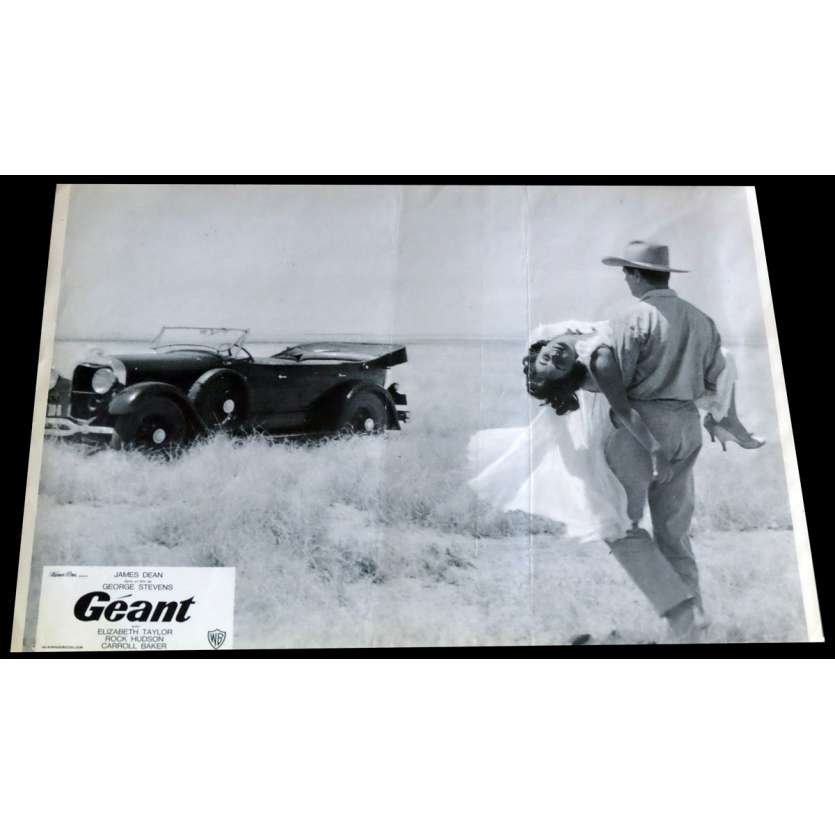 GIANT French Lobby Card 1 - C5 9x12 - R1970 - George Stevens, James Dean