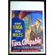 LE FAUX COUPABLE Affiche de film  35X55 - 1956 - Henry Fonda, Alfred Hitchcock