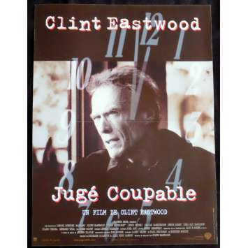 JUGE COUPABLE Affiche de film 40x60 - 1999 - Clint Eastwood, Clint Eastwood