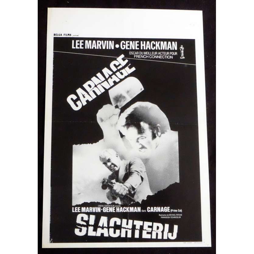 CARNAGE Affiche de film 35X55 - 1972 - Lee Marvin, Michael Ritchie