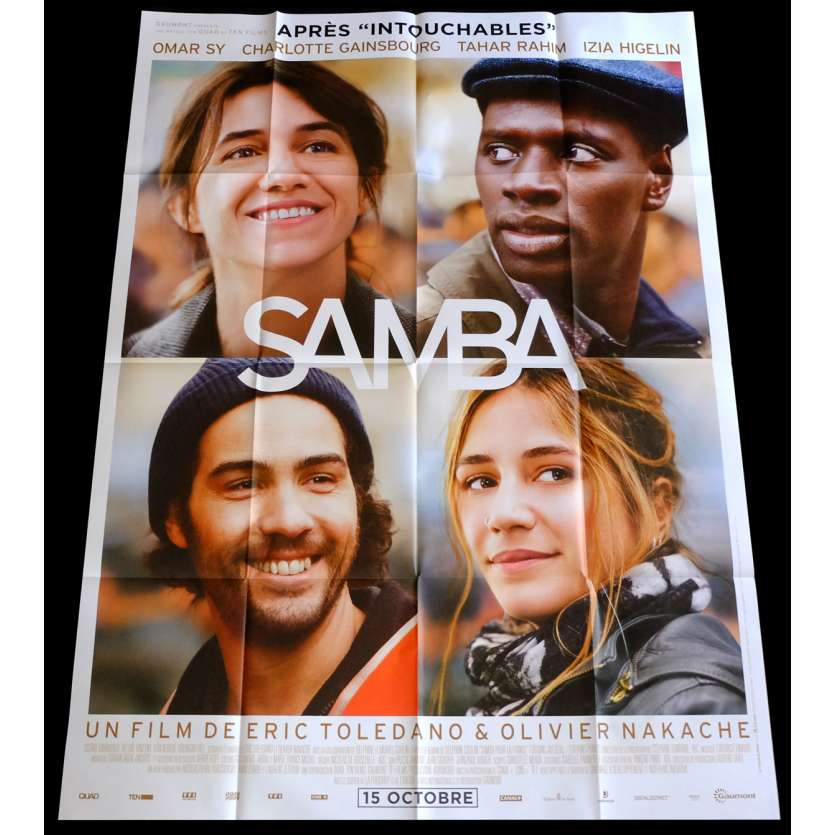 SAMBA Affiche de film 120x160 - 2014 - Omar Sy, Eric Toledano