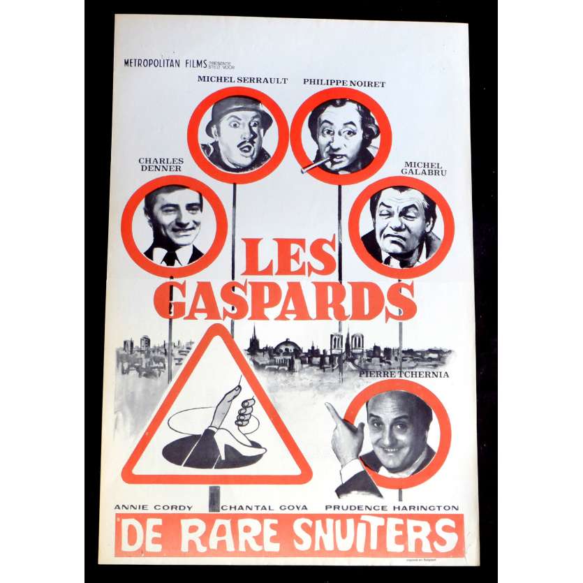 LES GASPARDS Affiche de film  35x55 - 1974 - Michel Serrault, Pierre Tchernia